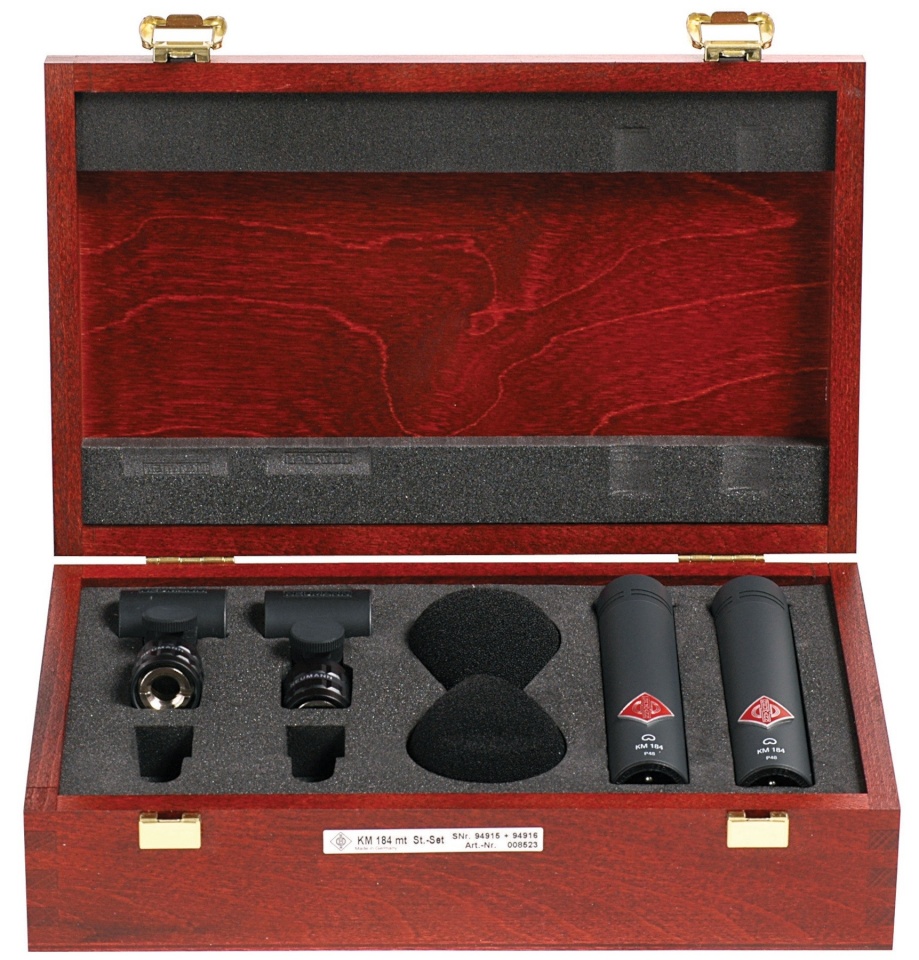 Neumann KM184 MT Stereo komplekt sobitatud mikrofonipaariga