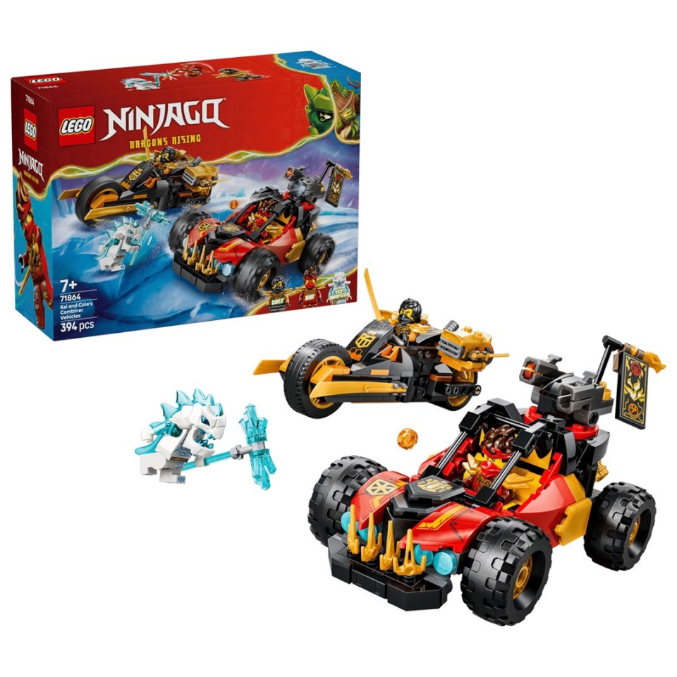 Lego klotsid Ninjago 71864 - Wielofunkcyjne pojazdy Kaia i Cole'a
