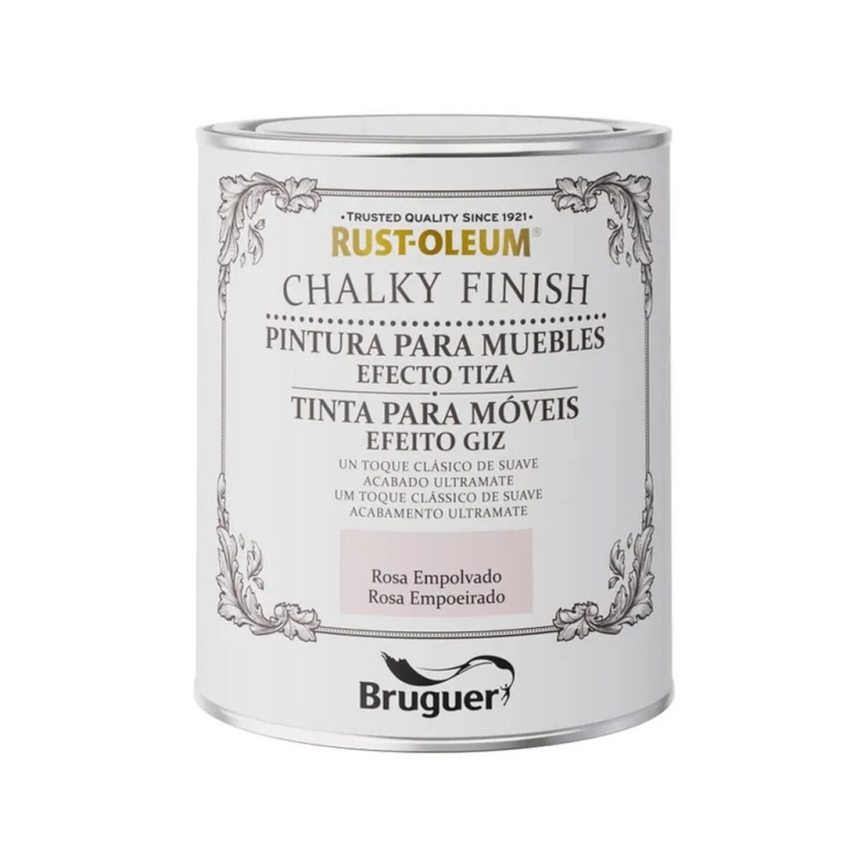Bruguer värv Rust-oleum Chalky Finish 5733891 Mööbel Dusty Pink 750ml