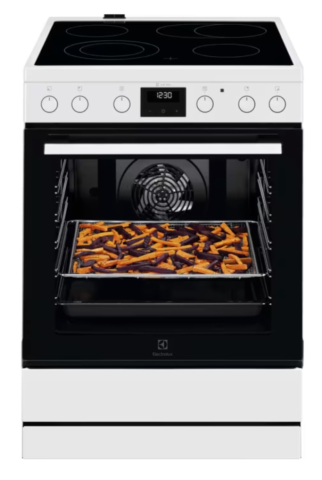Electrolux eraldiseisev pliit LKR64022AW Series 500 SurroundCook Ceramic Stove, valge