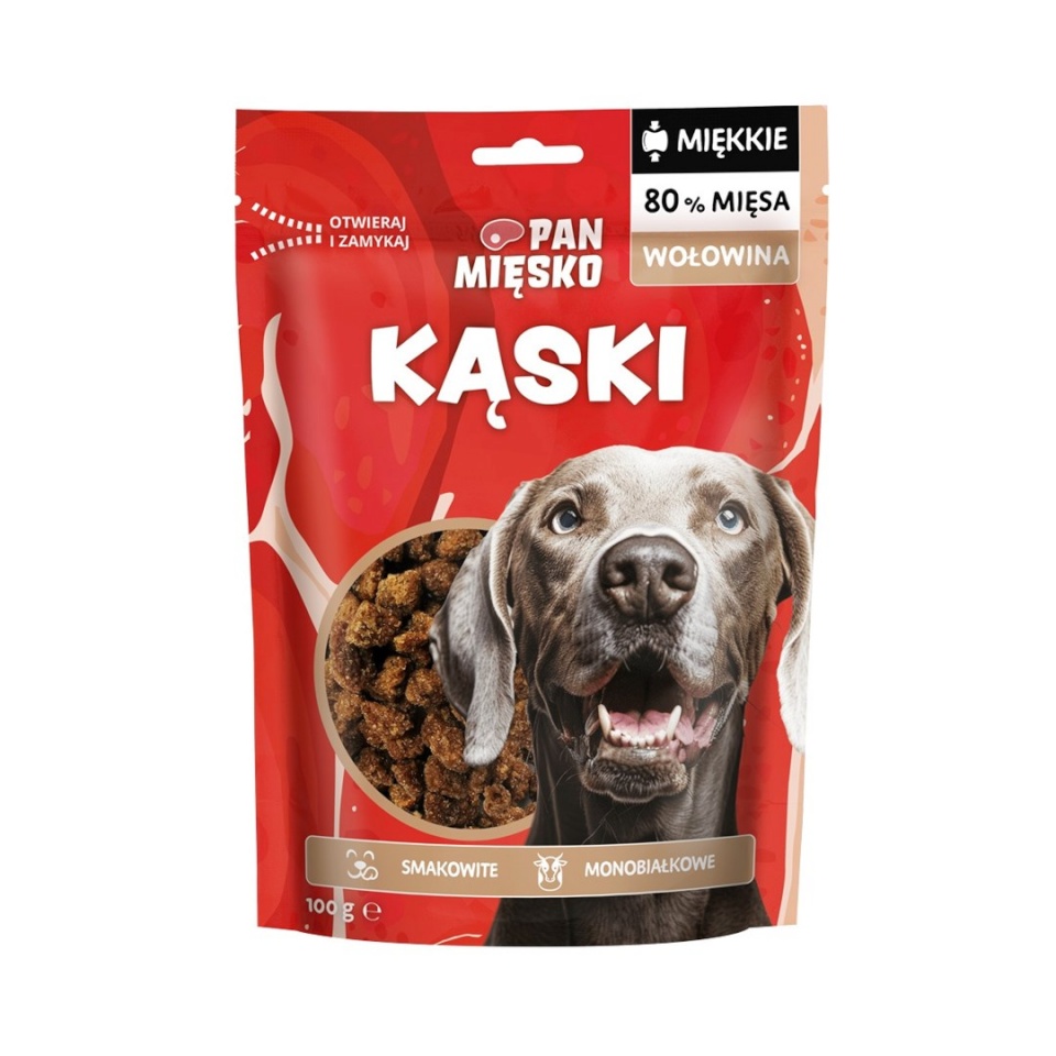 Pan Mięsko maius koerale Beef Chunks, 100g