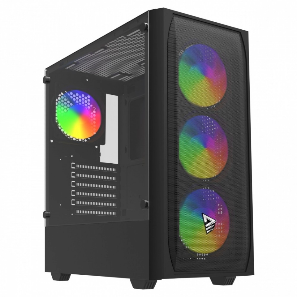 Savio korpus Case X1 NOCTIS RGB FLOW