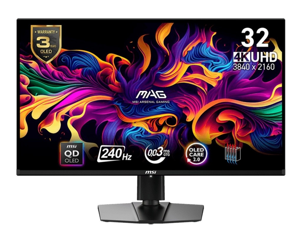 MSI monitor MAG 321UPX QD-OLED 31.5/LED/UHD/Curv/160HZ