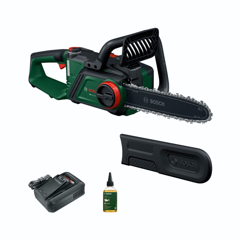 Bosch mootorsaag PKE18V-30-28 Set Akku-Kettensäge