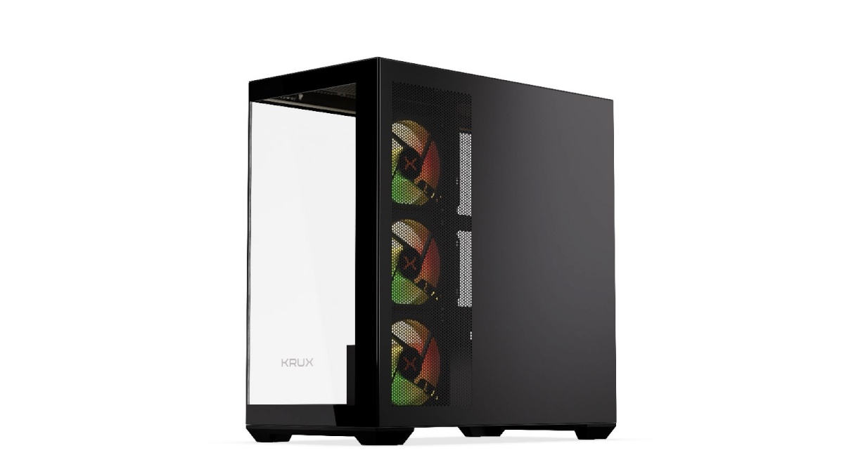 Krux korpus EXO (must, Tempered Glass x 2)