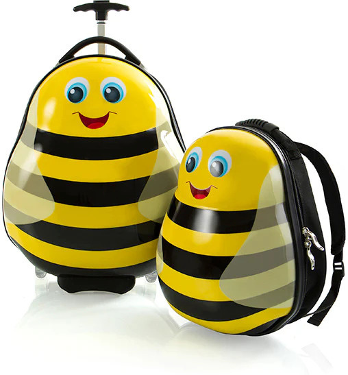 Heys laste kohver Travel Tots & komplekt, mesilane