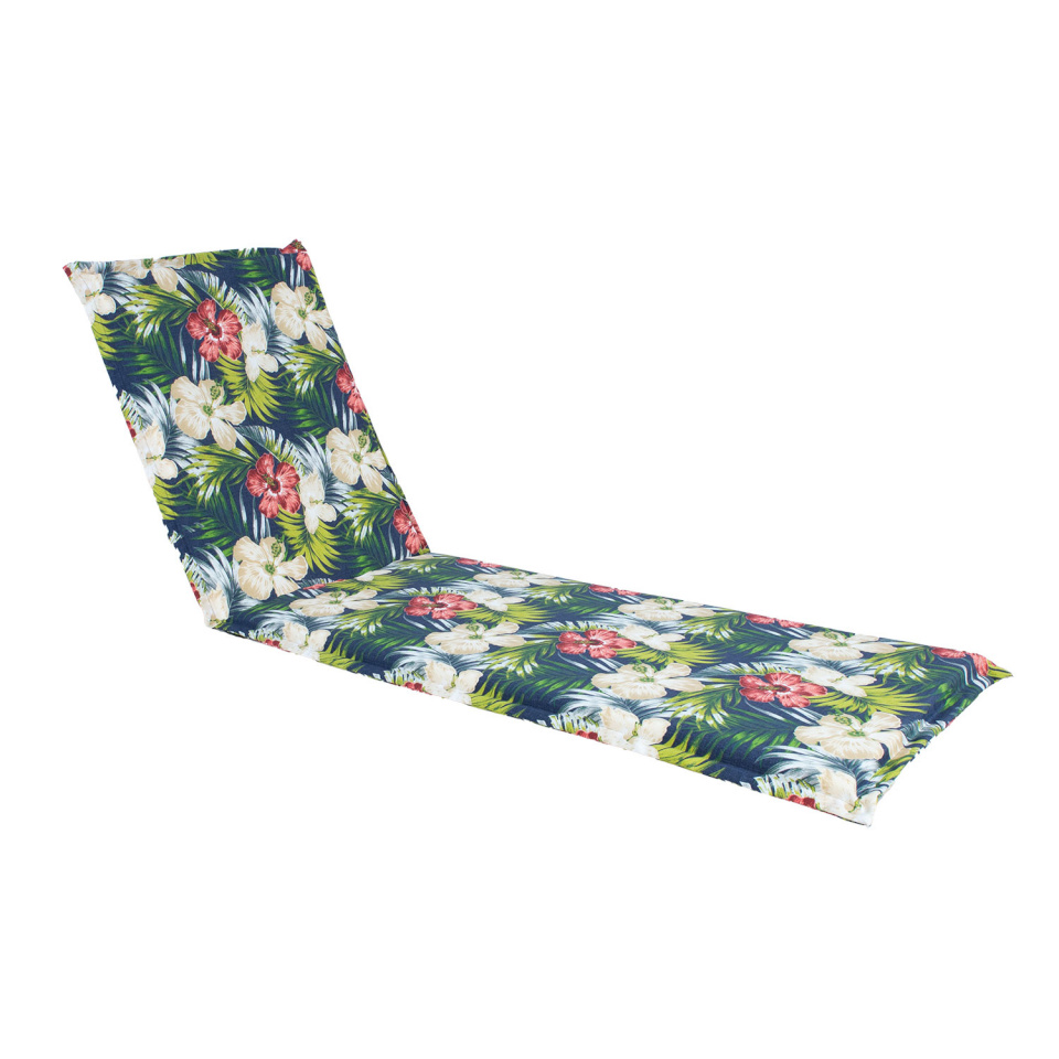 H4Y lamamistooli kate Summer Flower, 55x190x5cm, tume lillemuster