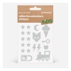 Bookman Helkurkleepsud lastele Reflective Adventure Stickers, White