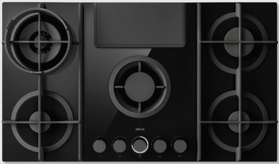 Elica õhupuhastiga integreeritav pliidiplaat Hob and Hood (2in1) NIKOLATESLA FLAME EVO BL/A/88