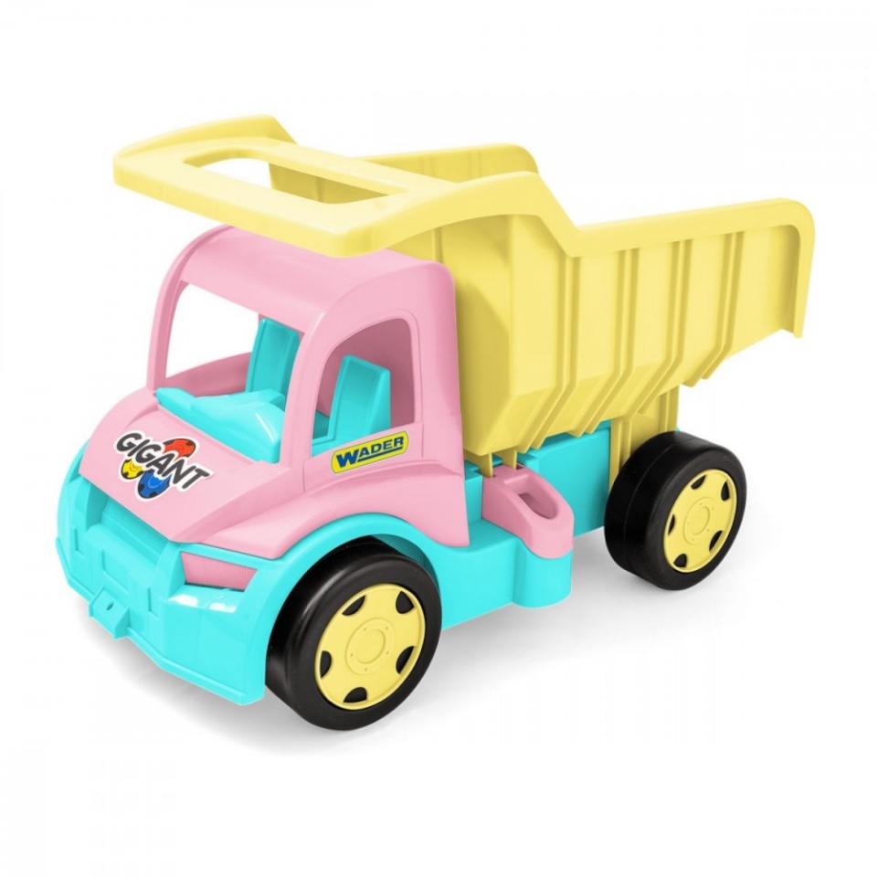 Wader WAD-65020 mänguauto Giant dump truck roosa and cream