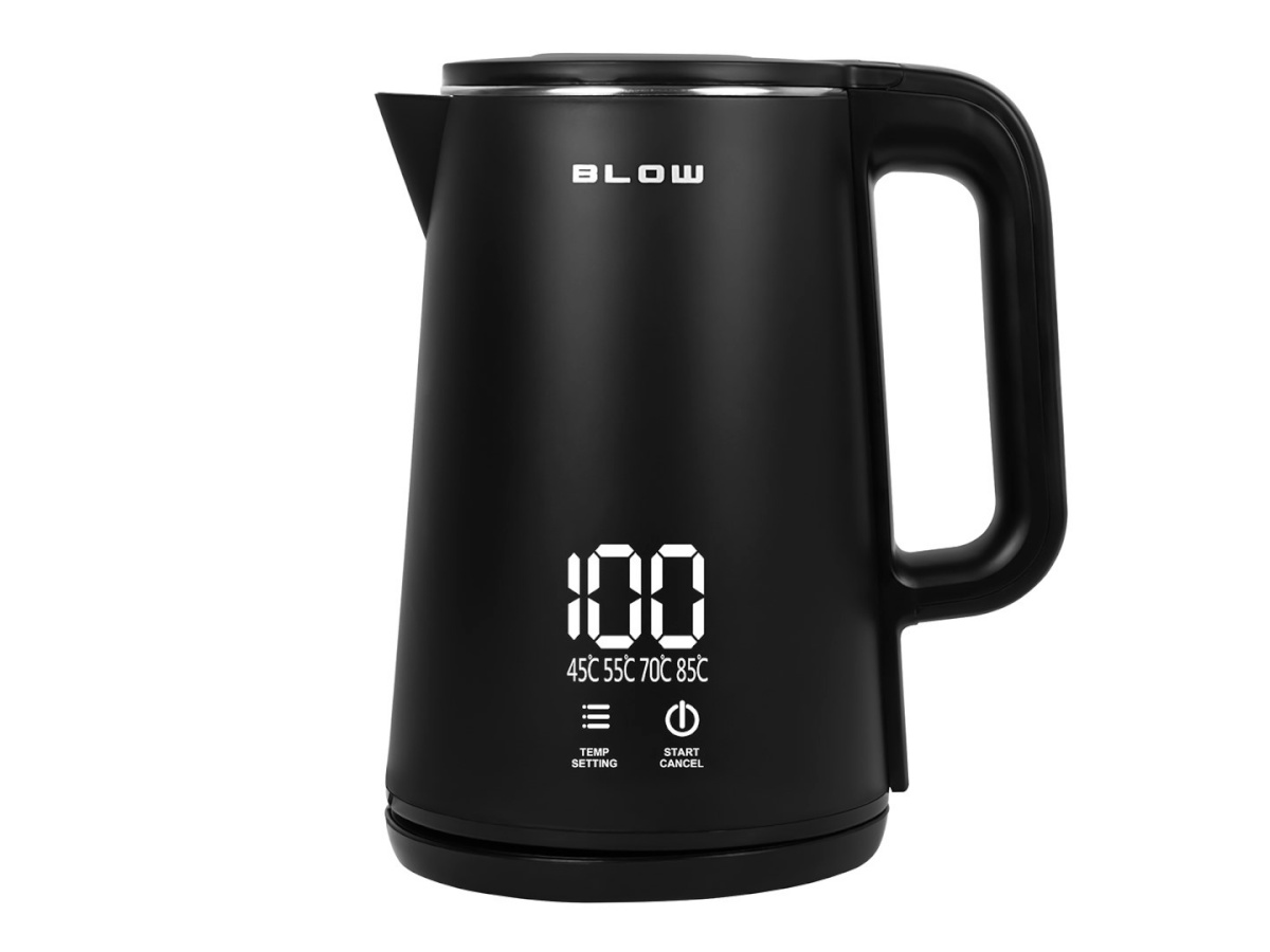 Blow veekeetja must with display 2200W BK-18PB