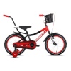 Tabou laste jalgratas Rocket Alu, 14" must-punane