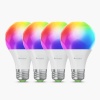 Nanoleaf elektripirn Essentials nutipirn Smart A60 Bulb Matter WiFi 900Lm 2700-6500K, 4pcs pack E27 9 W RGBCW