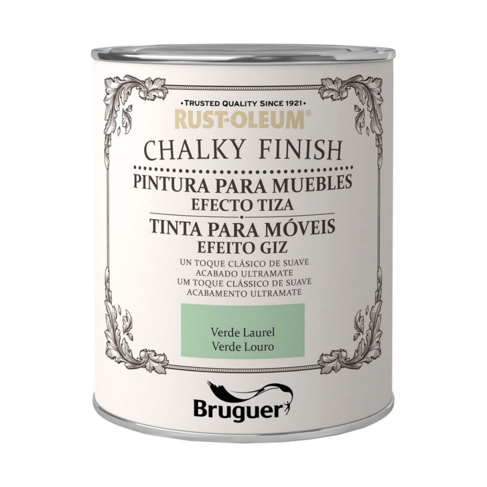 Bruguer värv Rust-oleum Chalky Finish 5397547 Mööbel 750ml Laurel
