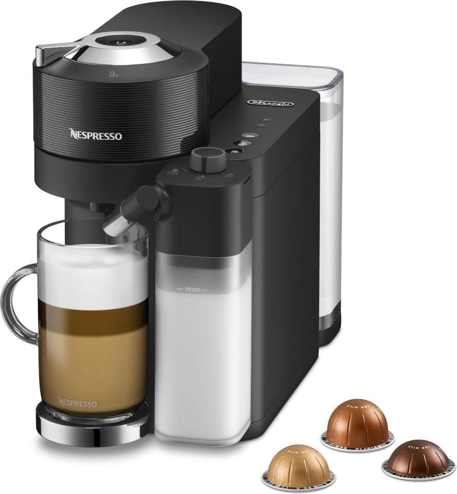 DeLonghi kapselkohvimasin Nespresso Vertuo Lattissima ENV300.B, must