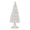 BGB Christmas Jõulupuu valge Paulownia puit 38 x 20 x 100 cm