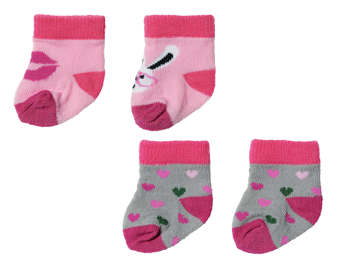 ZAPF nukuriided BABY Born Socken 2-Pack 43cm (sortierter Artikel)
