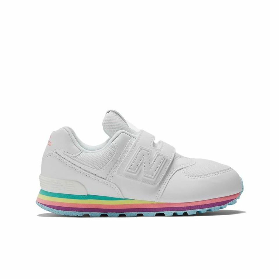 New Balance laste vabaajajalatsid 574 Core Hook Loop valge 34,5
