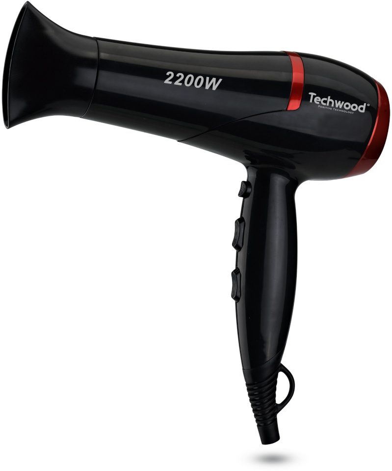 Techwood föön Pro TSC-2255 Hair Dryer, 2200W, must