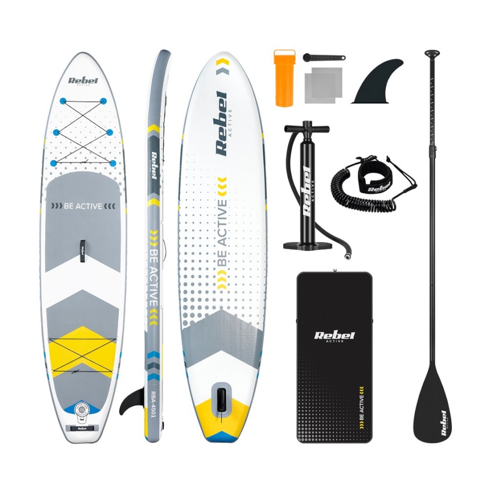 Rebel SUP laud ACTIVE inflatable board, 350x81x15cm, valge