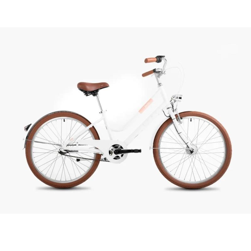 Romet Tüdrukute laste jalgratas Panda 2, 24" valge-beež