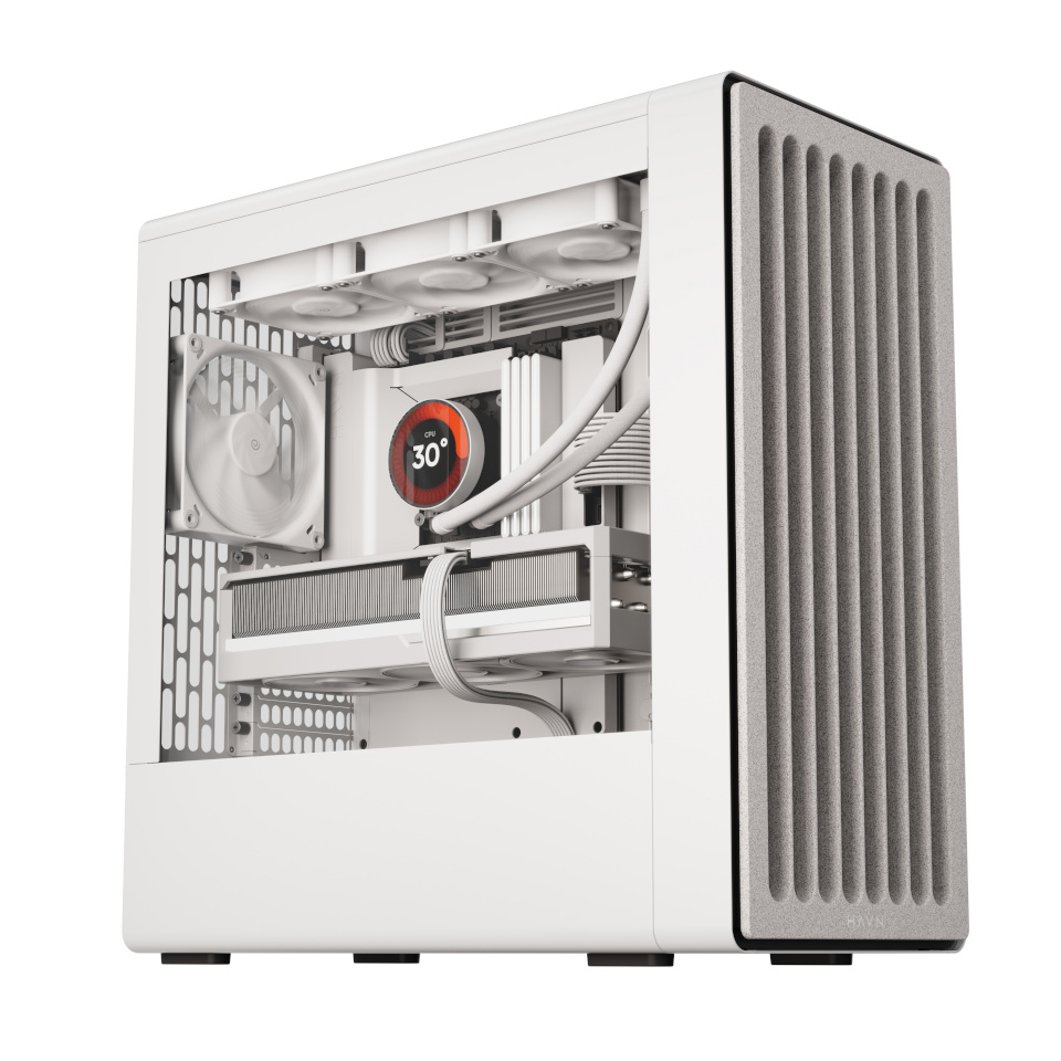 HAVN BF 360 Flow Mid Tower ATX-korpus, valge