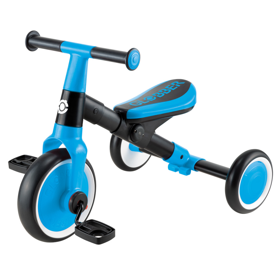 Globber tõukeratas Learning Trike 2 in 1 (hellblau)