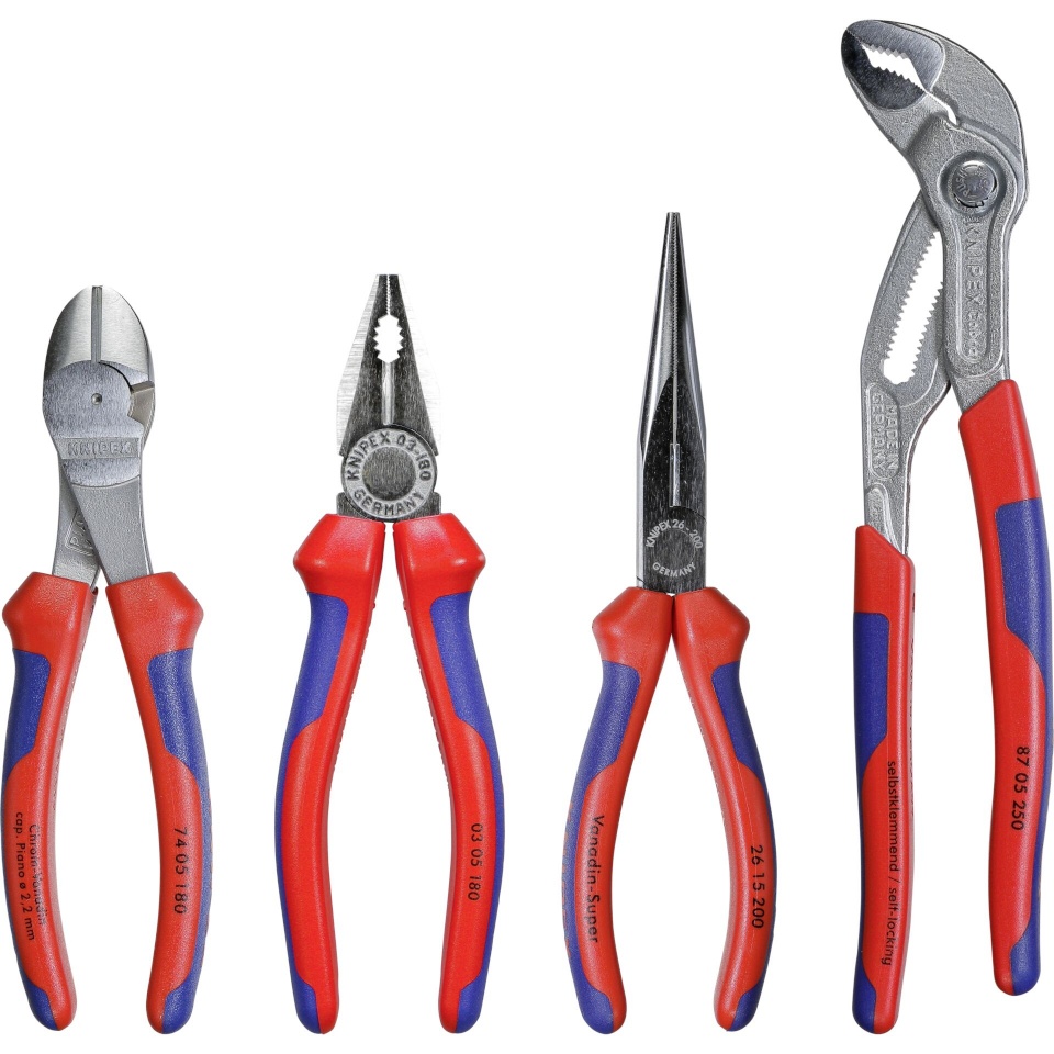 Knipex tangide komplekt Pliers Set Basic Chrom