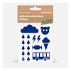 Bookman Helkurkleepsud lastele Reflective Adventure Stickers, Blue