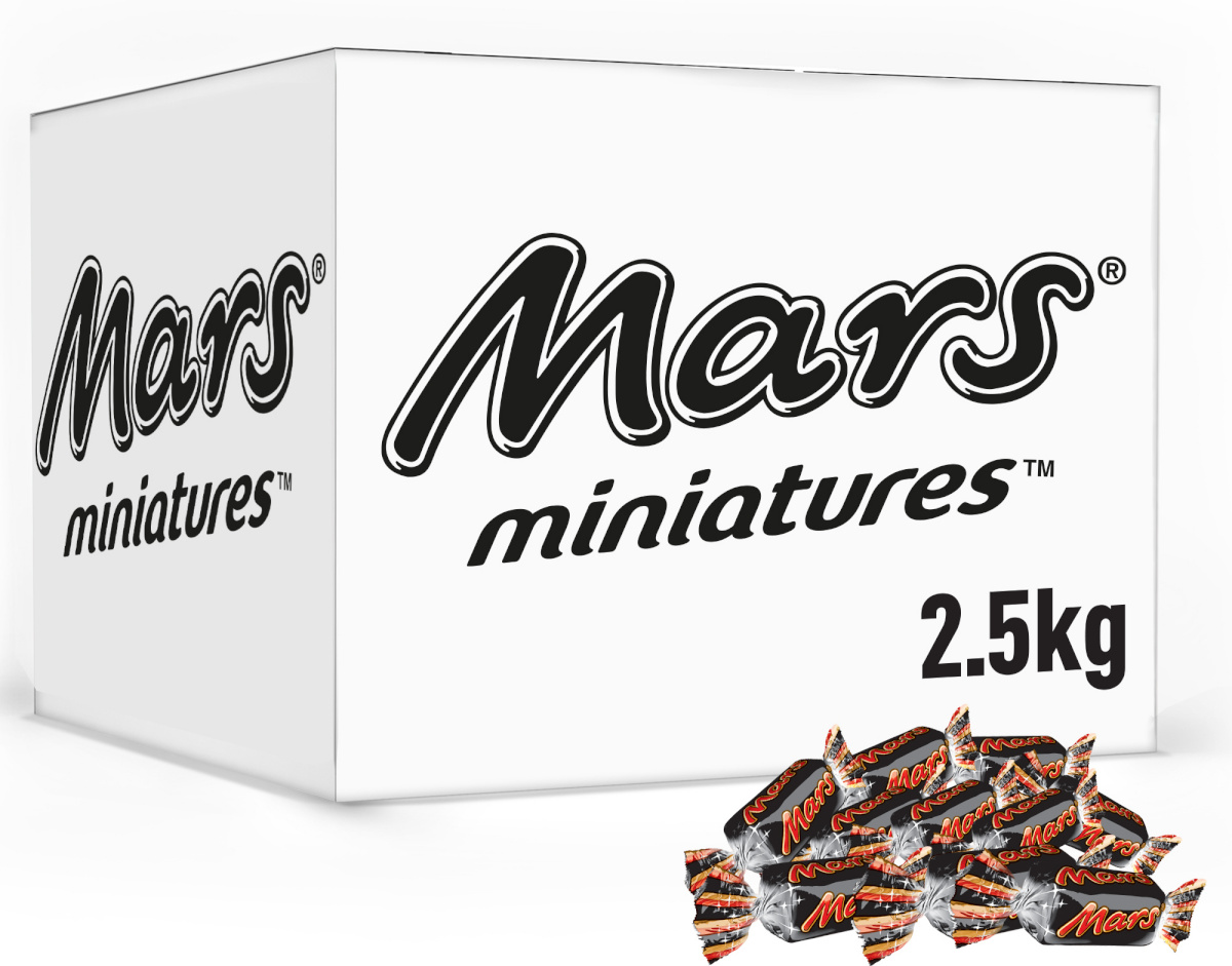 Mars šokolaadikommid Miniatures, 2,5kg