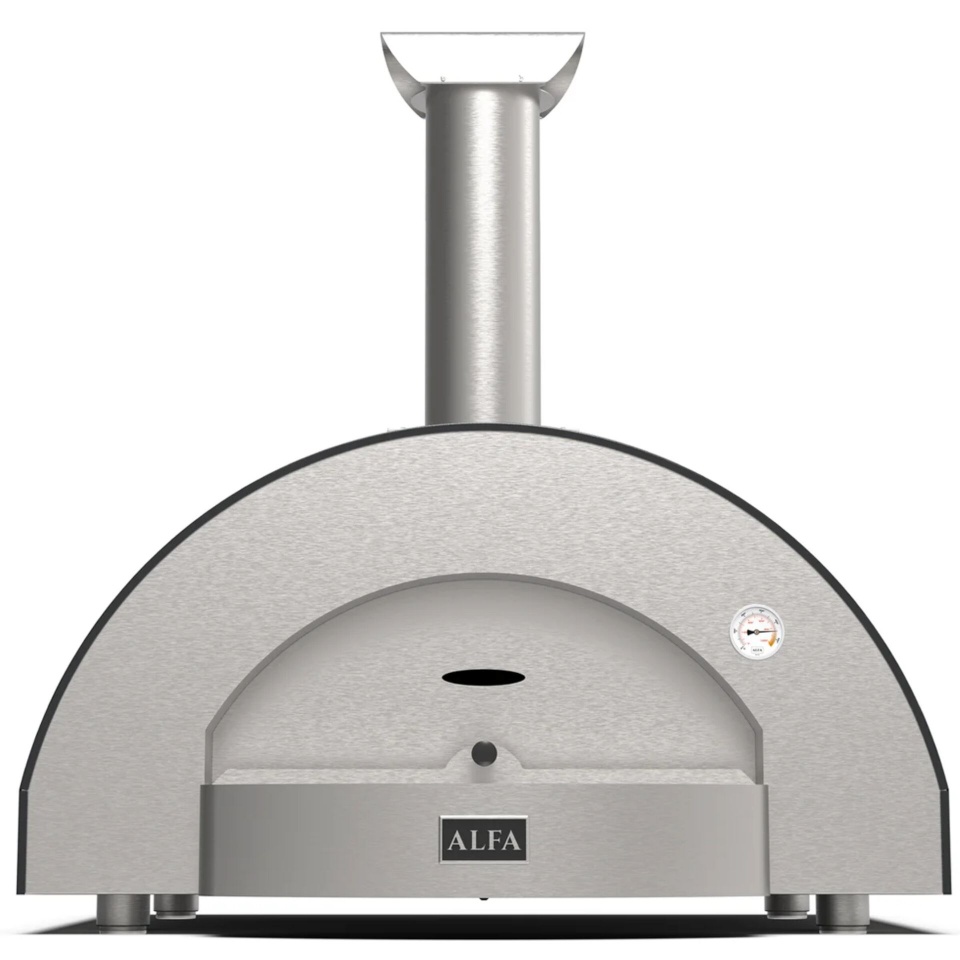 Alfa Forni pitsaahi Classico 4 Pizze Hybrid Schiefer hall
