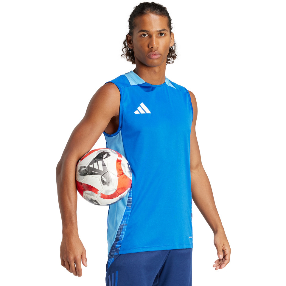 Adidas Teamwear T-särk meestele Tiro 24 Competition Training Sleeveless Jersey sinine IR5475 suurus M