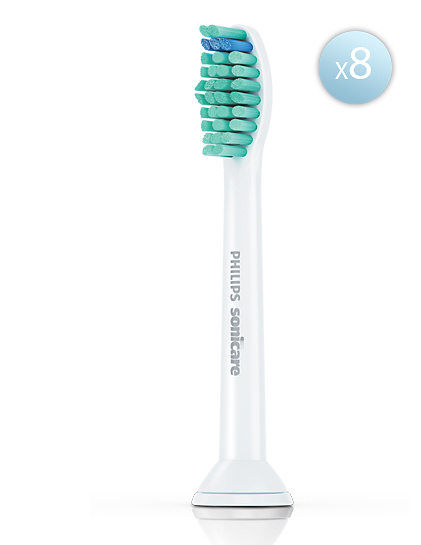 Philips lisaharjad HX6018/87 Sonicare ProResults Toothbrush Heads, 8tk, valge