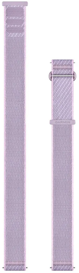 Garmin pulsikella rihmade komplekt Quick Release ComfortFit Fabric 18mm, helelilla/roosa