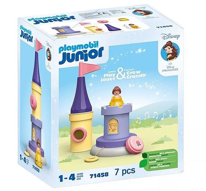 Playmobil klotsid 71458 Junior & Disney: Belles Spielturm with Melodie