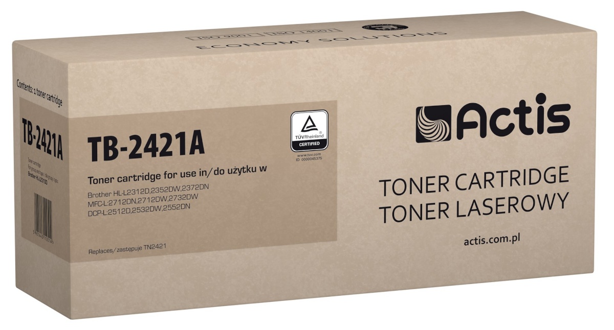 ACTIS tooner TB-2421A replacement for Brother TN-2421, Standard, 3000 pages, must