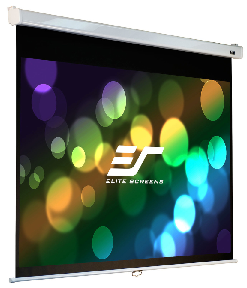Elite Screens esitlusekraan Manual SRM Pro Series M84HSR-PRO 84" 16:9 (Viewable Width 185cm), valge