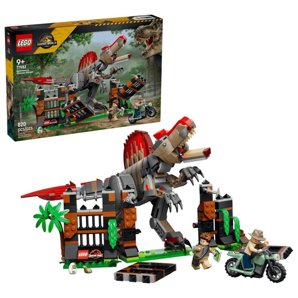 Lego klotsid Jurassic World 77982 - Ucieczka spinozaura