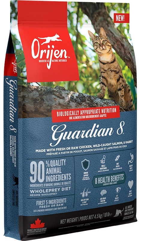 Orijen kuivtoit kassile Guardian 8, 4,5kg