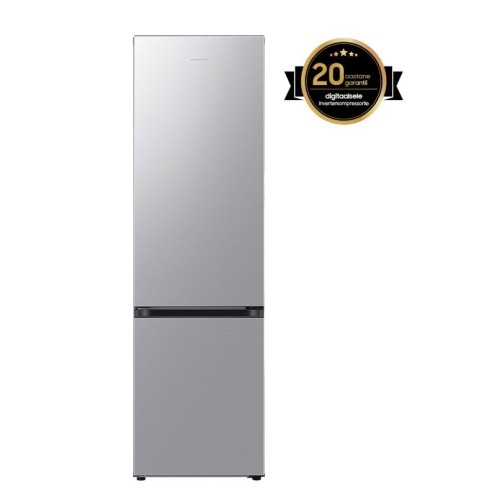 Samsung külmik RB38C6B3ES9EF 203cm, 276/114 l, 35dB, elektrooniline juhtimine, NoFrost, hõbedane