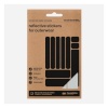 Bookman Helkurkleepsud Reflective Fabric Stickers, Silver Strips