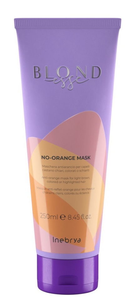 Inebrya juuksemask BLONDesse No-Orange Mask 250ml, unisex