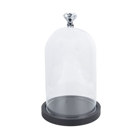 Clayre Eef fotomeene 6GL2544 Glass Cloche Transparent 14x25 cm