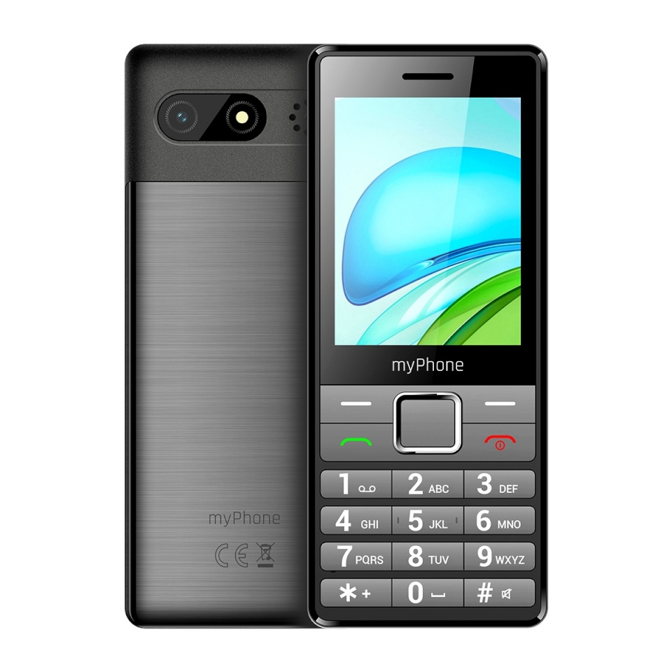 myPhone nuputelefon 7340 LTE, hõbedane, 2.8 ", IPS, 48 MB, 128 MB, Dual SIM, 3G