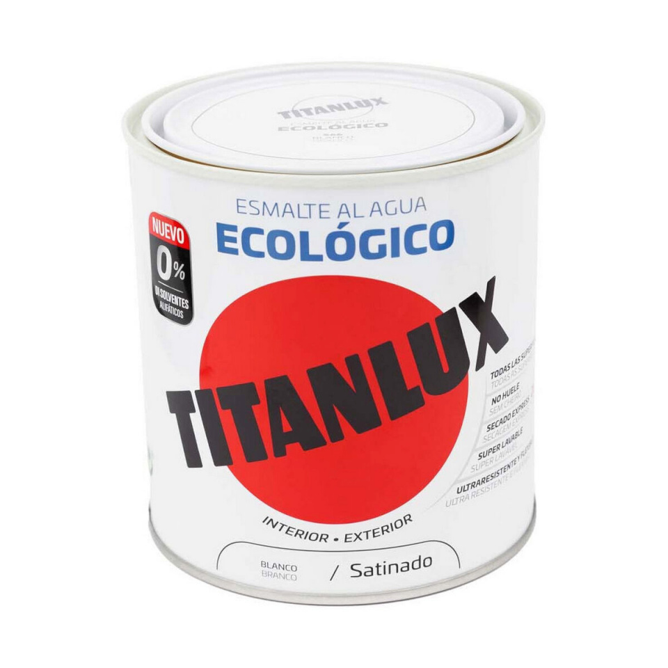 Titanlux Akrüülemail 01t056614 Ökoloogiline 250 ml valge Satineeritud