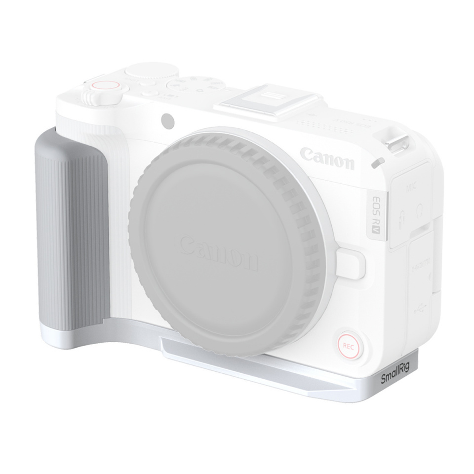 SmallRig tarvik 5430 L-kujuline kinnitusplaat käepidemega, valge, Canon EOS R50 V kaamerale