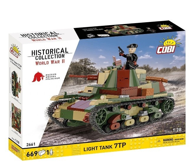 Cobi klotsid Light Tank 7TP 669 Elements