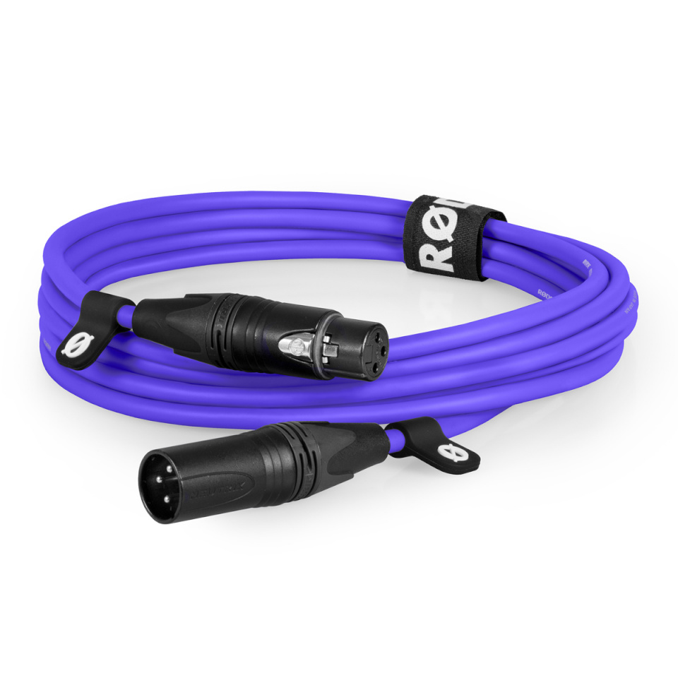 Rode XLR3M-PU Premium XLR lilla 3m mikrofonikaabel