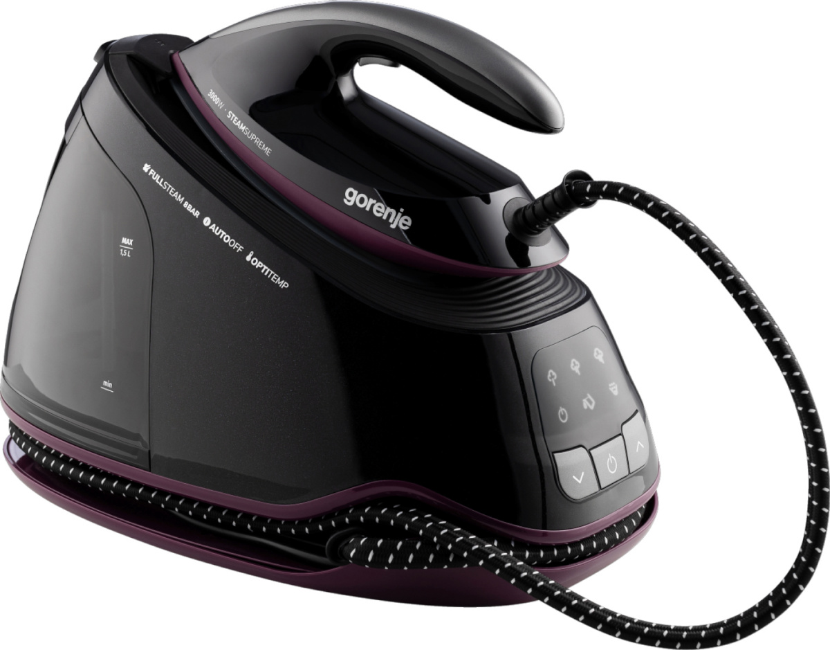 Gorenje triikraud triikimissüsteem SGD3000BKV 1.5 L Ceramic soleplate must