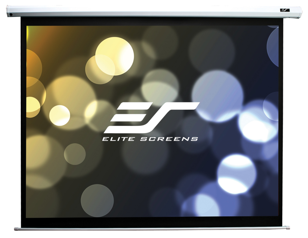 Elite Screens esitlusekraan Spectrum Electric Series 110XH 110" 16:9 (Viewable Width 244cm), valge